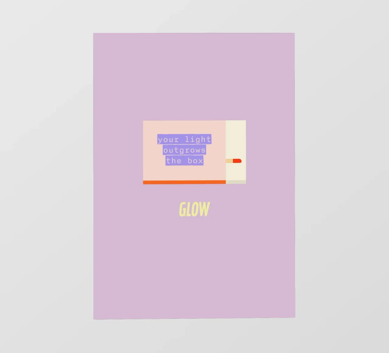 your light outgrows the box. Glow! pellicola backlit da FRICKE DESIGN