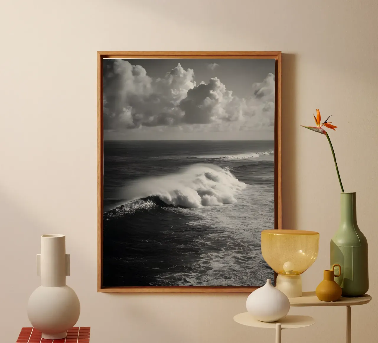 Ocean Power tela con Cornice a cassetta da Mononoir