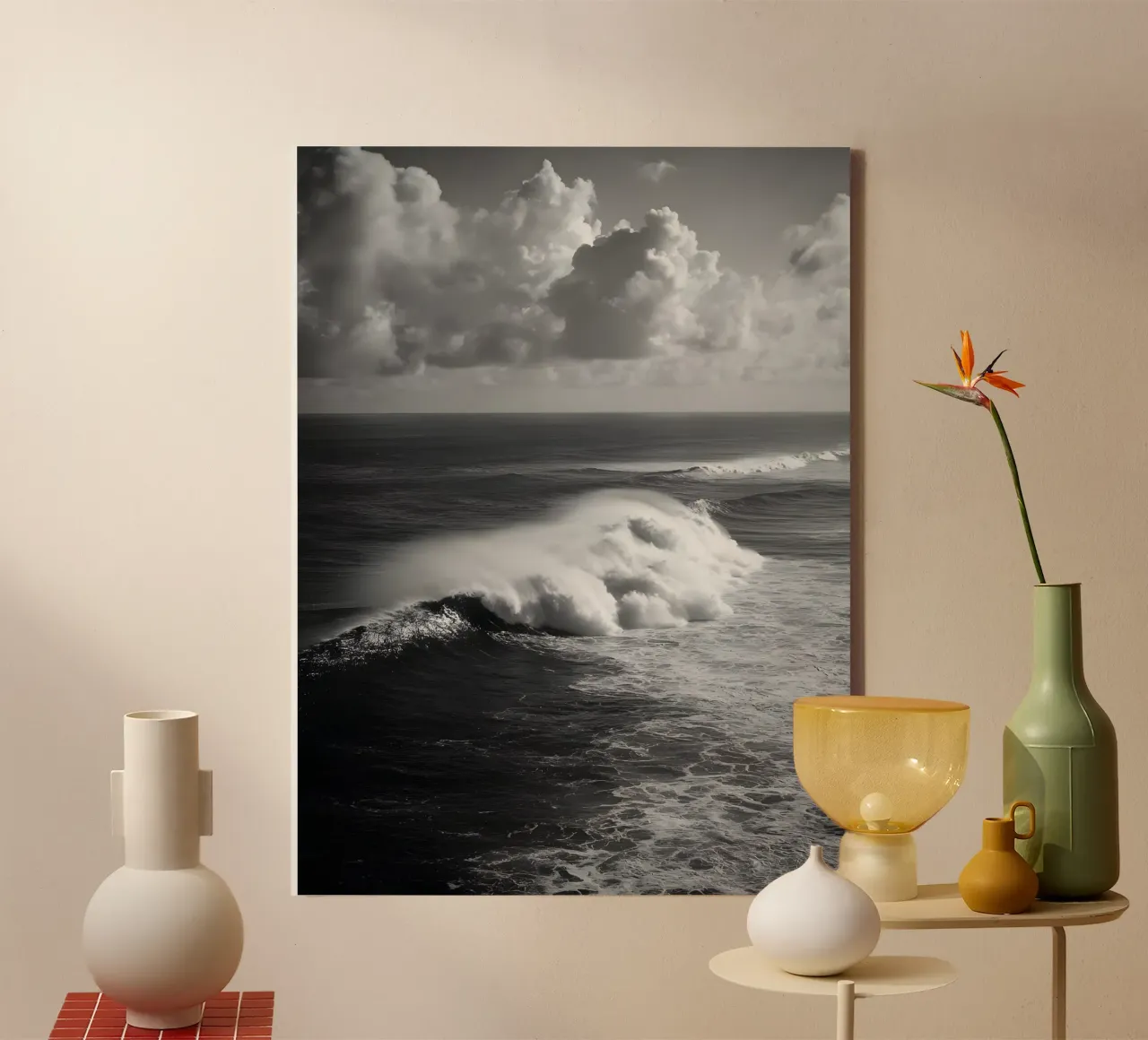Ocean Power tela con Cornice a cassetta da Mononoir