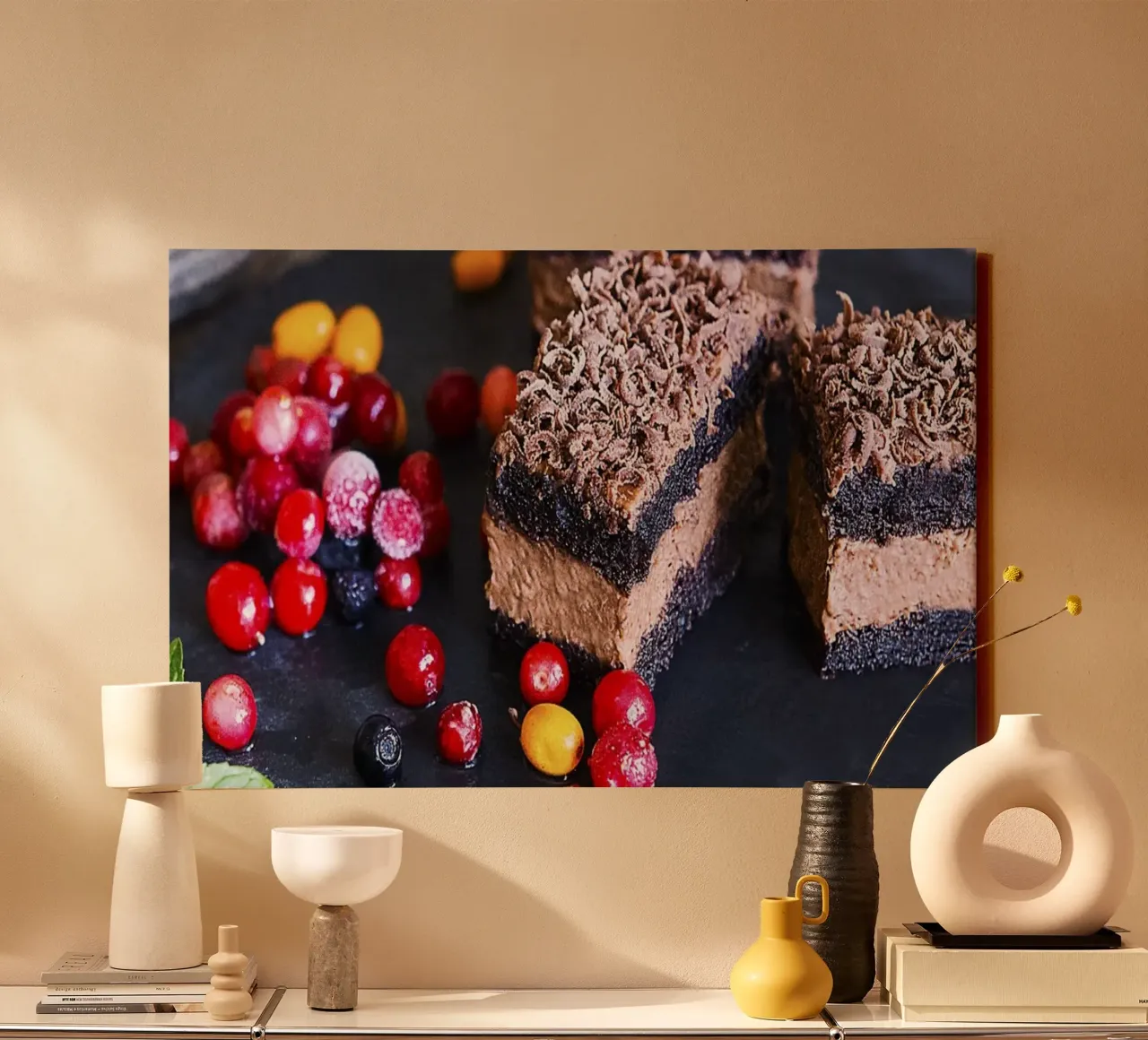 Sweet Delight – Fine Art Print canvas with Floater frame by jay