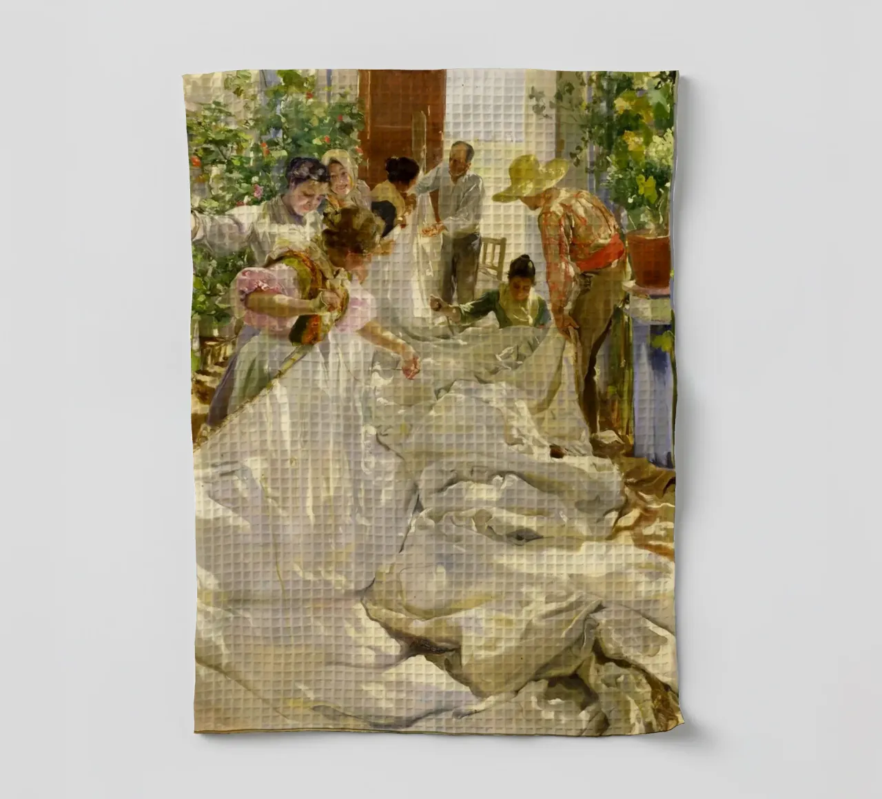 Cucire la vela - Joaquín Sorolla y Bastida canovaccio da cucina da Jolie Prints