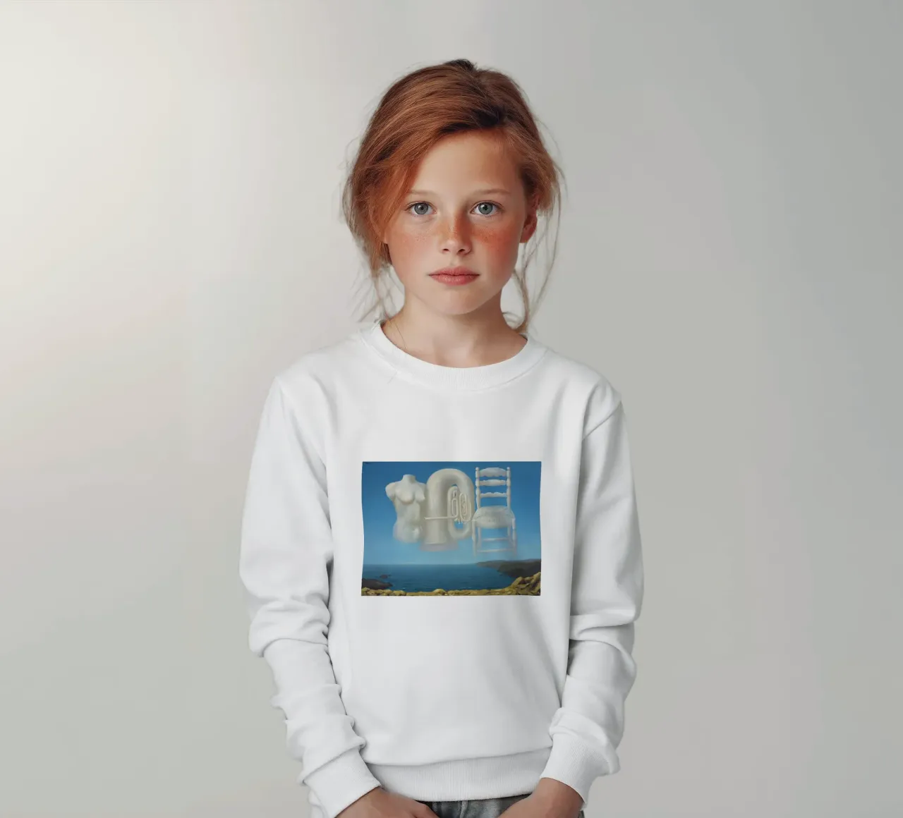 Le Temps Menaçant (Tempo minaccioso) - René Magritte felpa bambino da Classic Art Prints