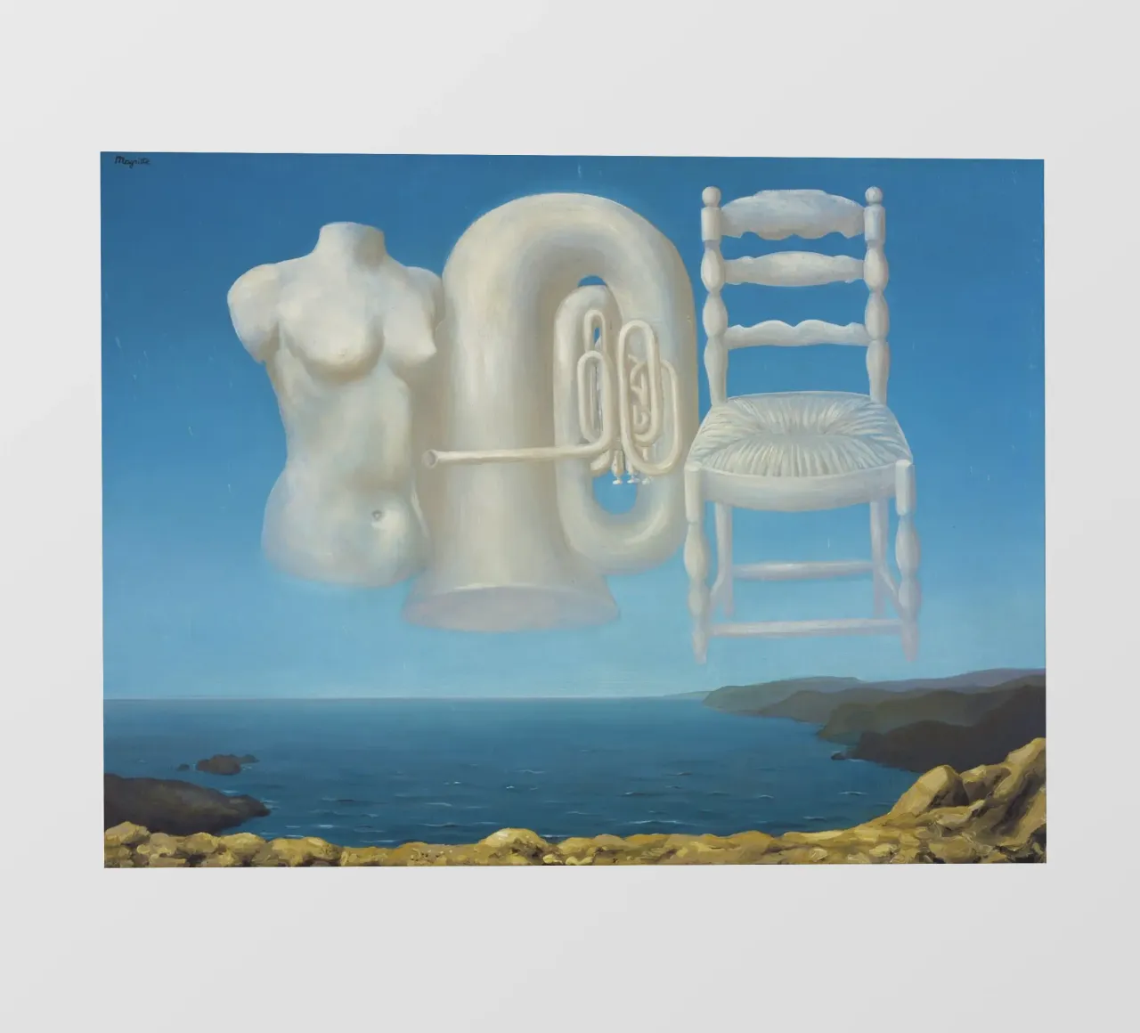 Le Temps Menaçant (Tempo minaccioso) - René Magritte telo in pvc da Classic Art Prints