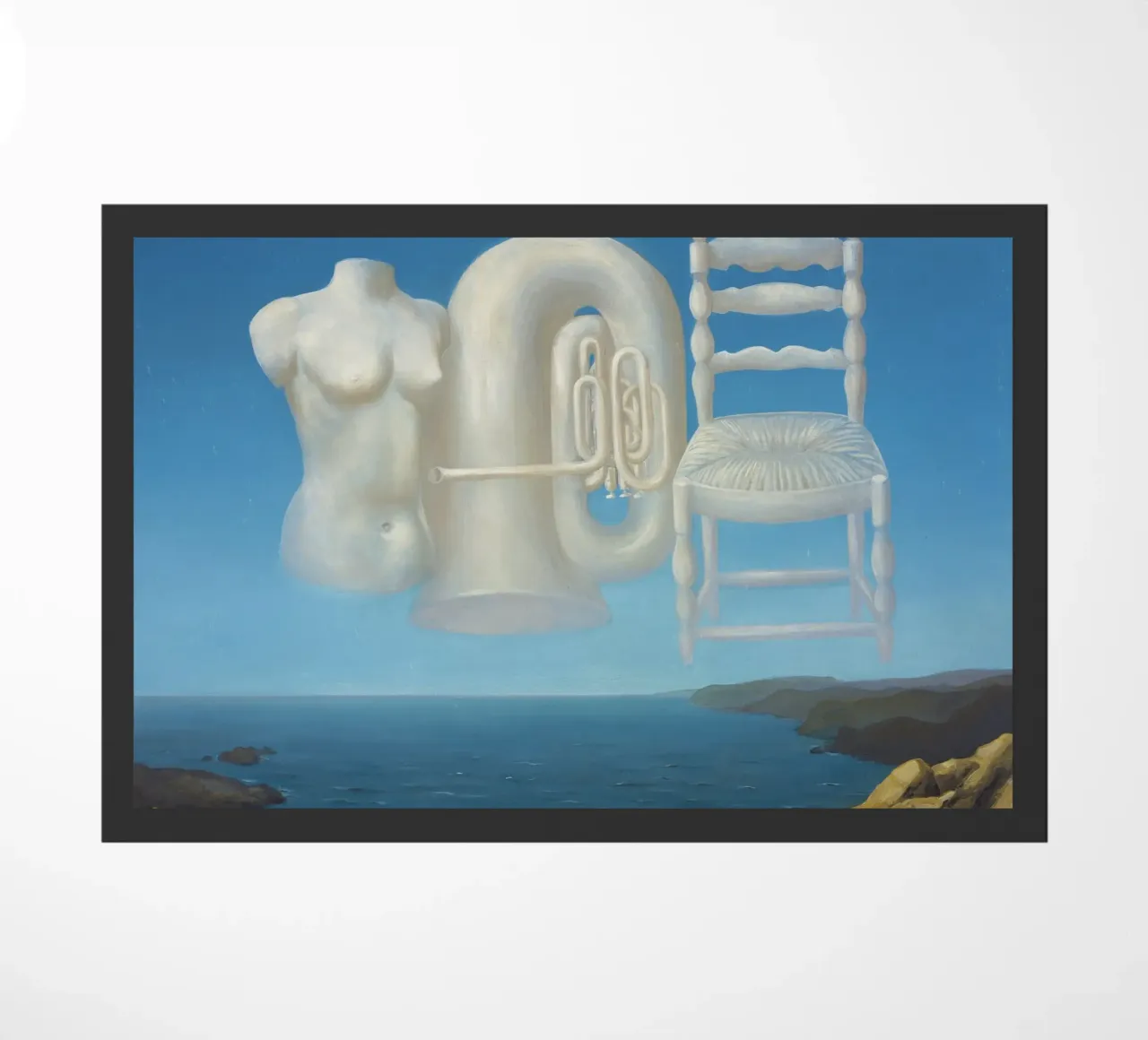 Le Temps Menaçant (Tempo minaccioso) - René Magritte zerbino da Classic Art Prints