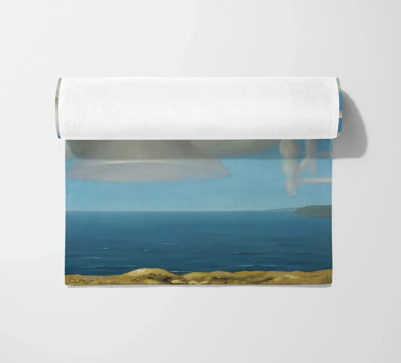 Le Temps Menaçant (Tempo minaccioso) - René Magritte telo mare da Classic Art Prints