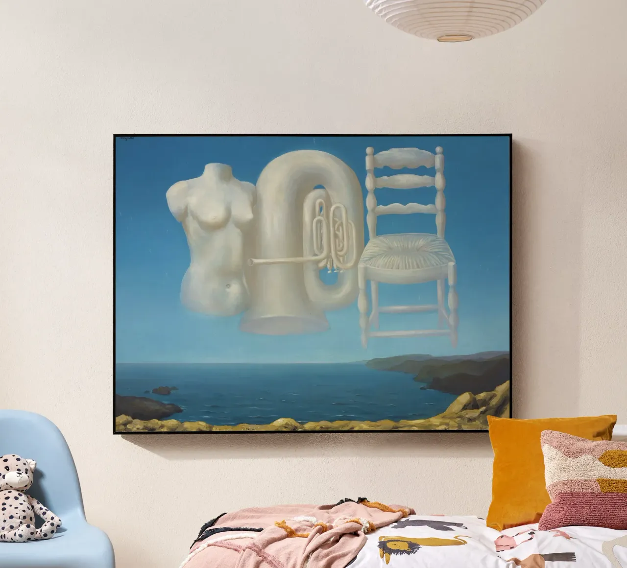 Le Temps Menaçant (Tempo minaccioso) - René Magritte plexiglass da Classic Art Prints