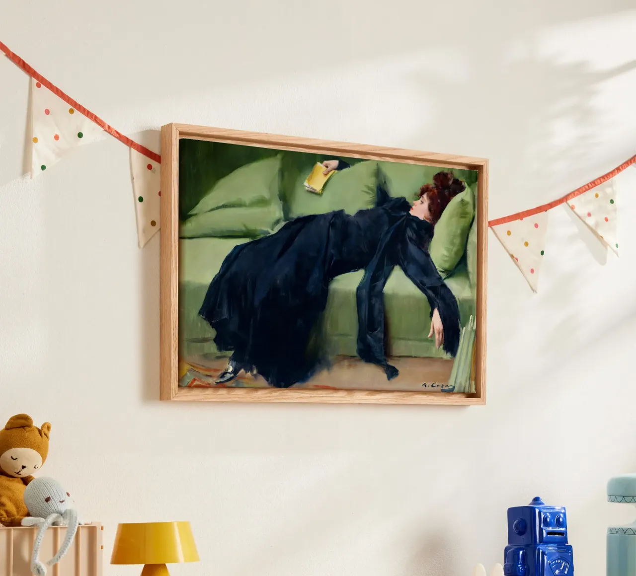 Na de dans canvas met Baklijst van Jolie Prints