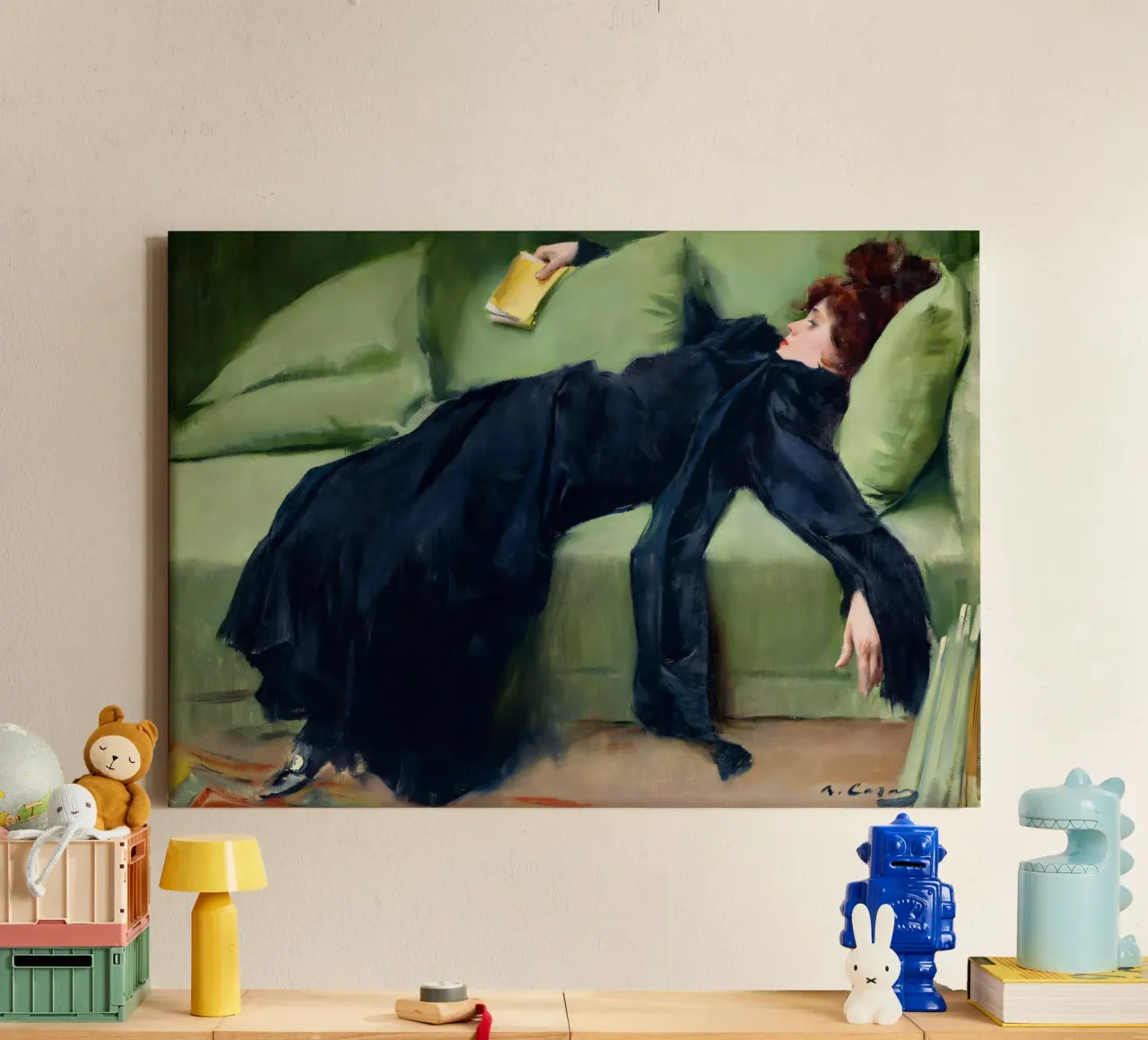 Na de dans canvas met Baklijst van Jolie Prints