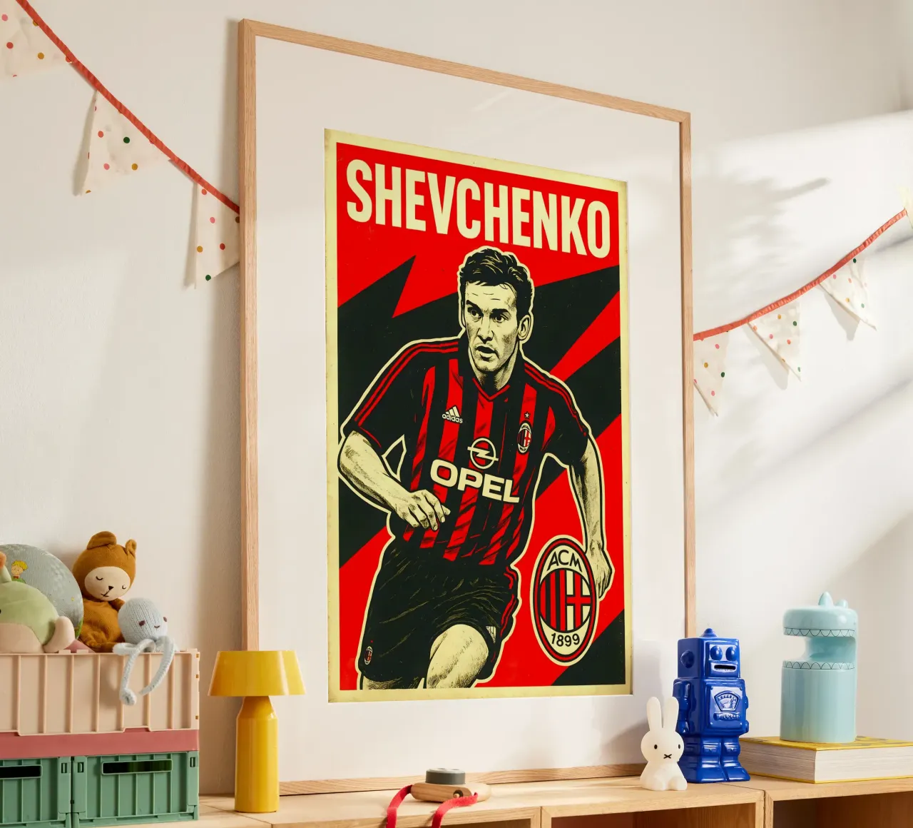 Andriy Shevchenko poster da Cyberpunk Canvas