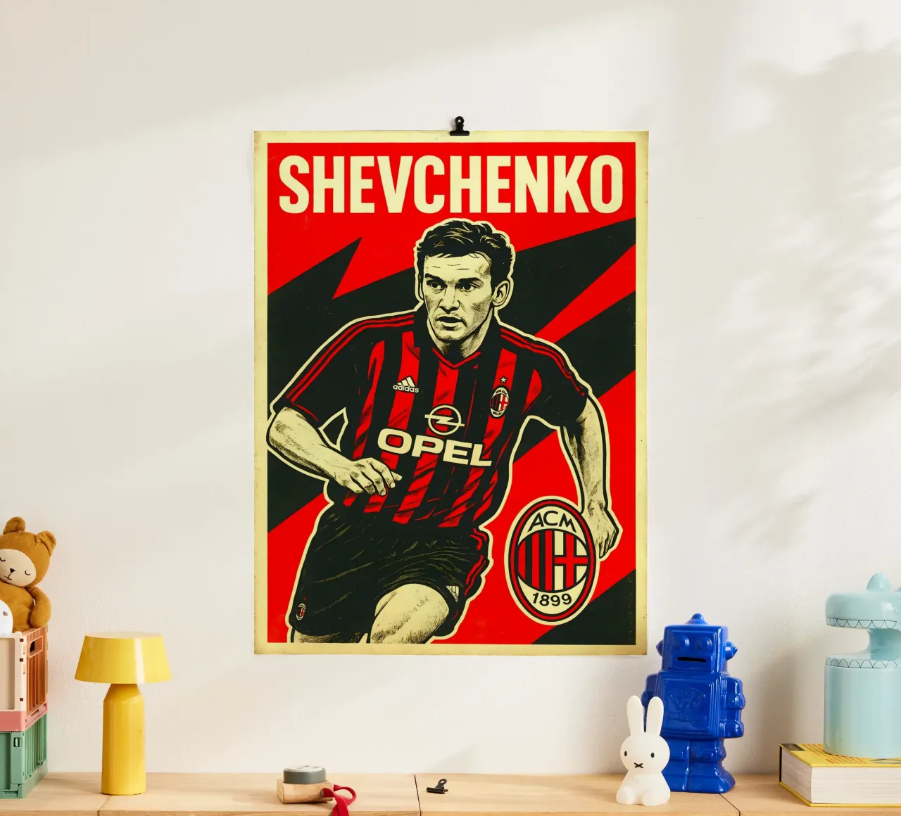 Andriy Shevchenko poster da Cyberpunk Canvas