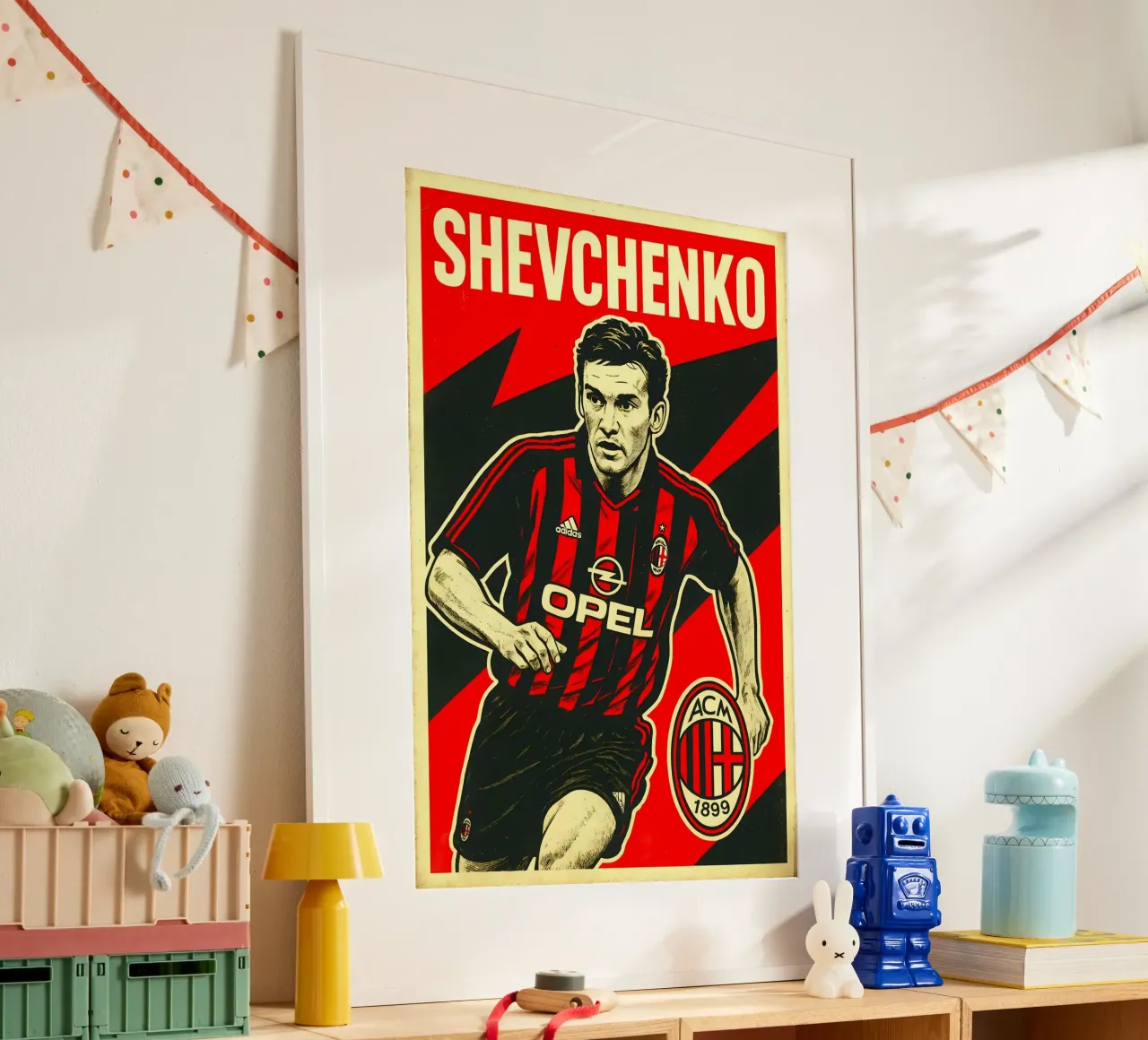 Andriy Shevchenko poster da Cyberpunk Canvas
