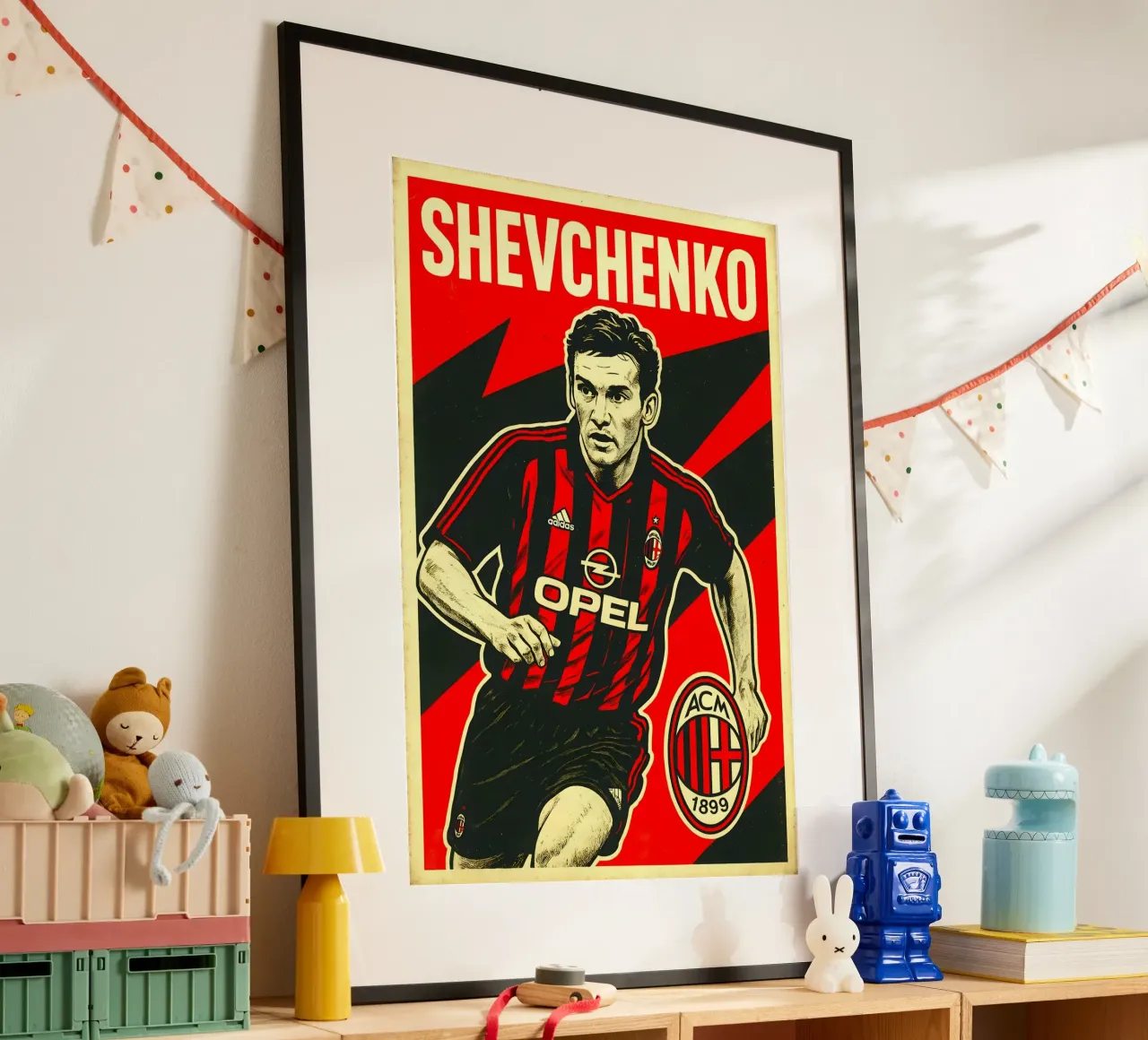 Andriy Shevchenko poster da Cyberpunk Canvas