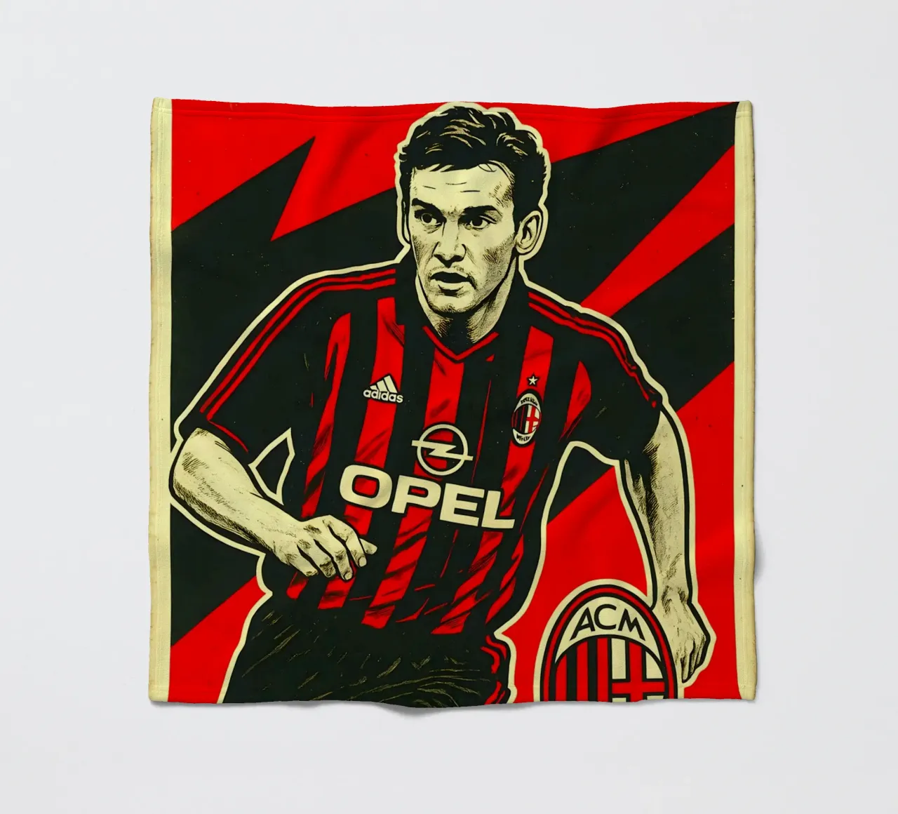 Andriy Shevchenko coperta in pile da Cyberpunk Canvas