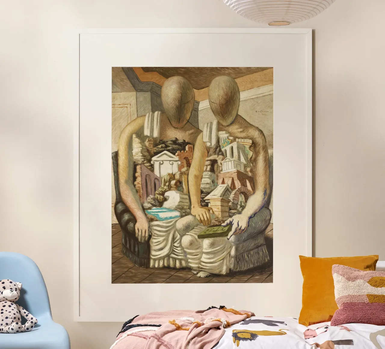 Gli Archeologi – Giorgio de Chirico poster da Classic Art Prints