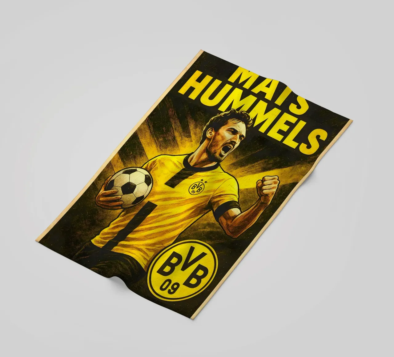 Mats Hummels telo mare da Cyberpunk Canvas