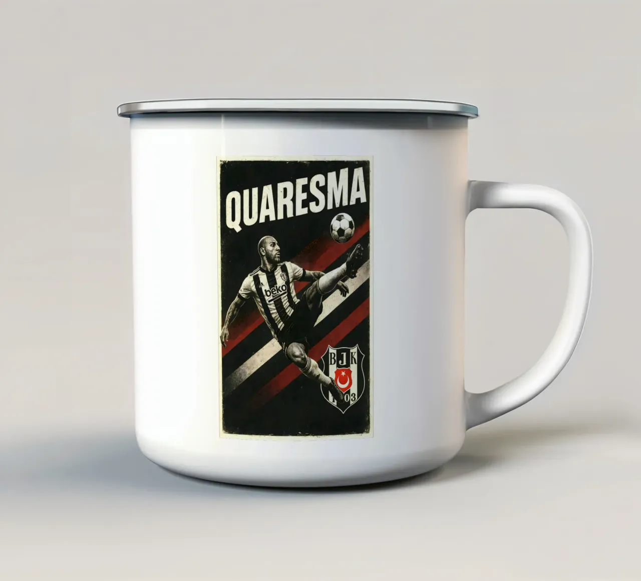Ricardo Quaresma tazza in smalto da Cyberpunk Canvas