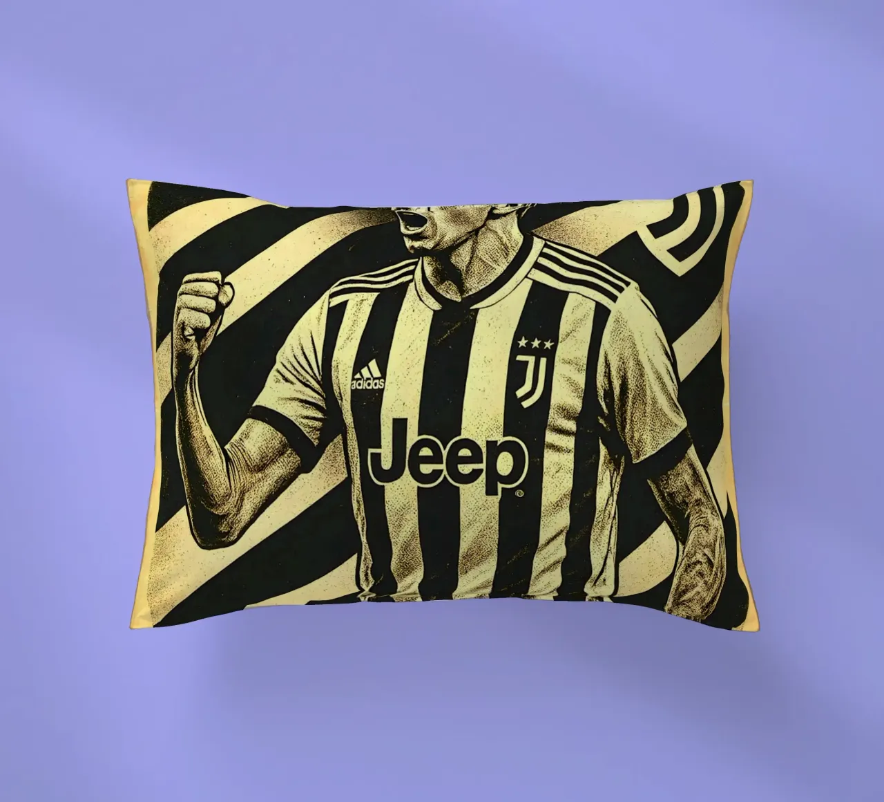 Mario Mandzukic cuscino da Cyberpunk Canvas