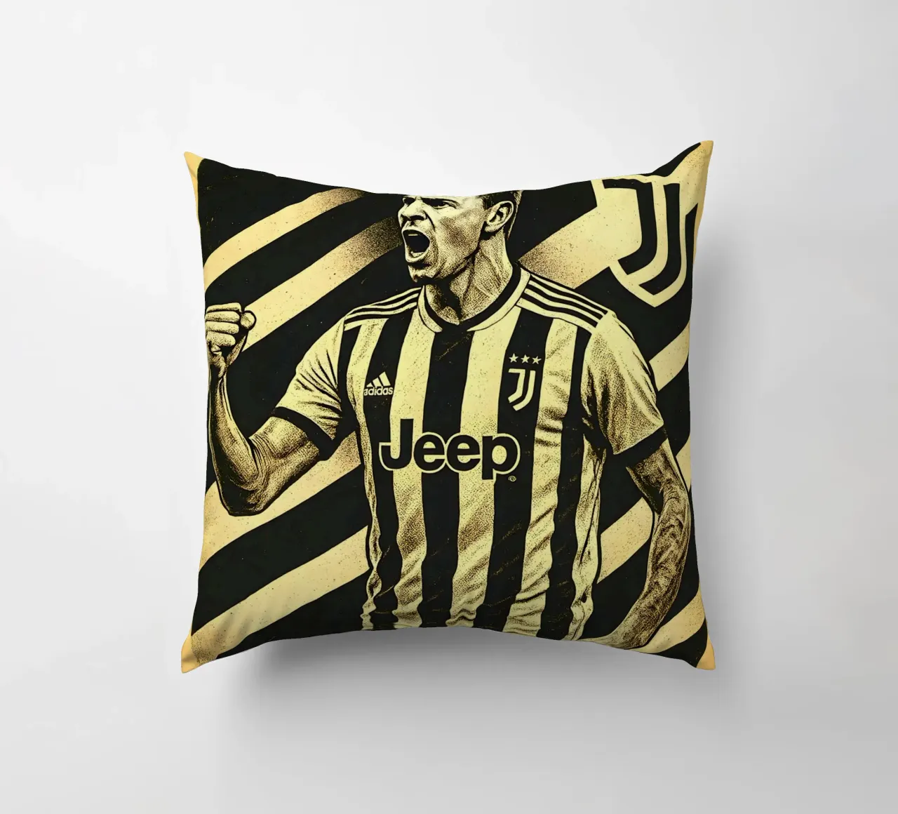Mario Mandzukic cuscino da Cyberpunk Canvas