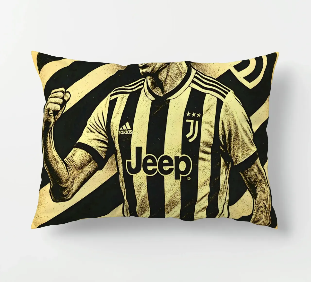 Mario Mandzukic cuscino da Cyberpunk Canvas