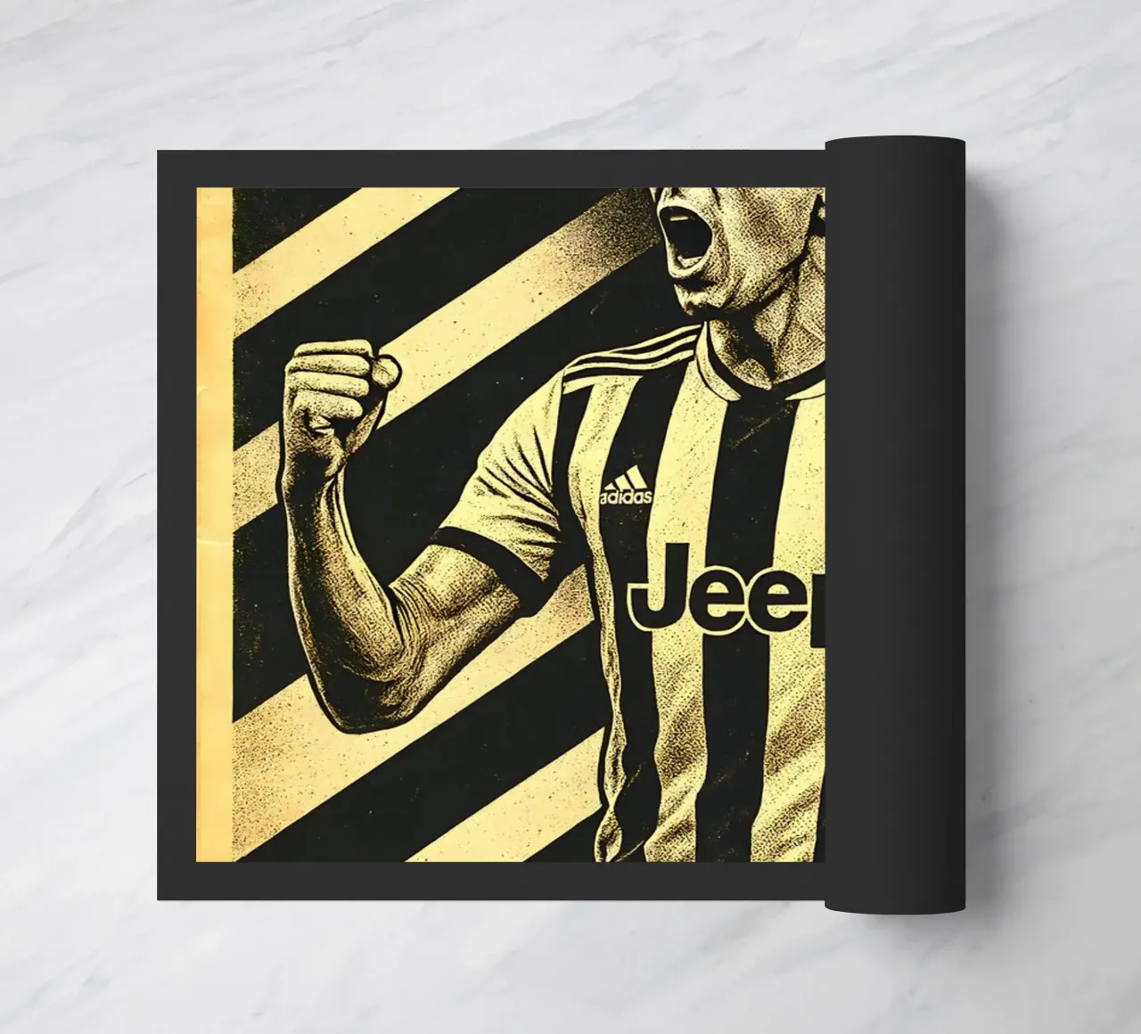 Mario Mandzukic zerbino da Cyberpunk Canvas