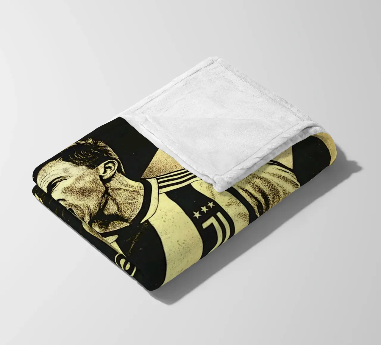 Mario Mandzukic coperta in pile da Cyberpunk Canvas