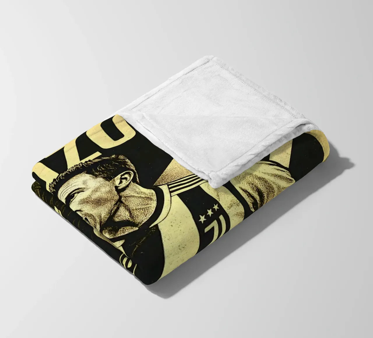 Mario Mandzukic coperta in pile da Cyberpunk Canvas