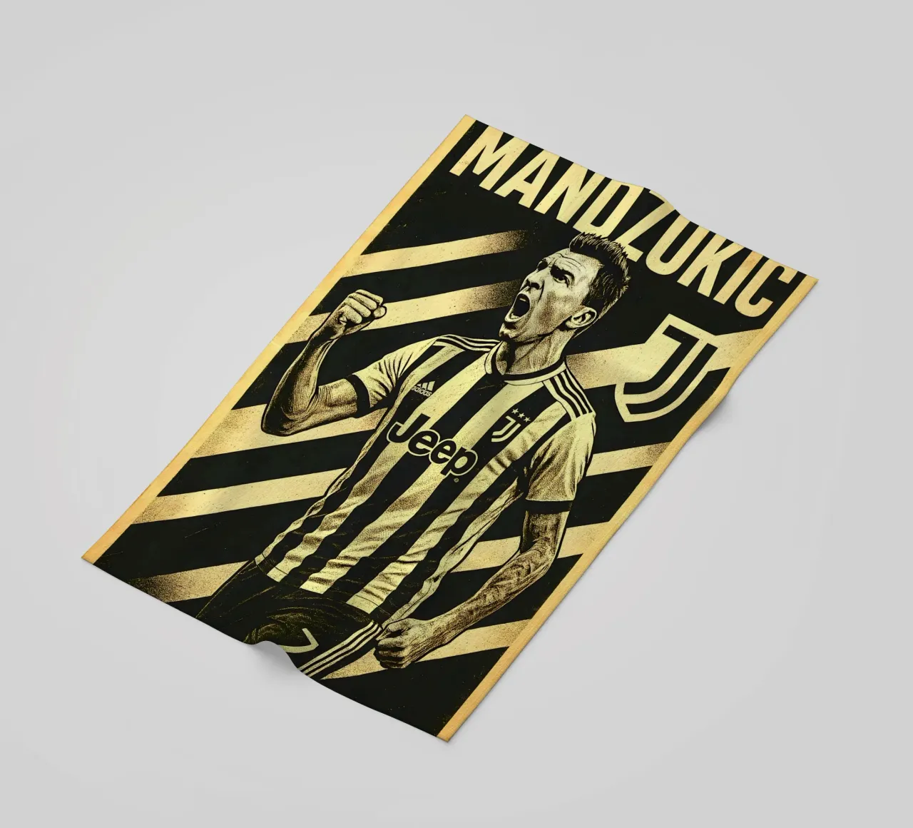 Mario Mandzukic telo mare da Cyberpunk Canvas