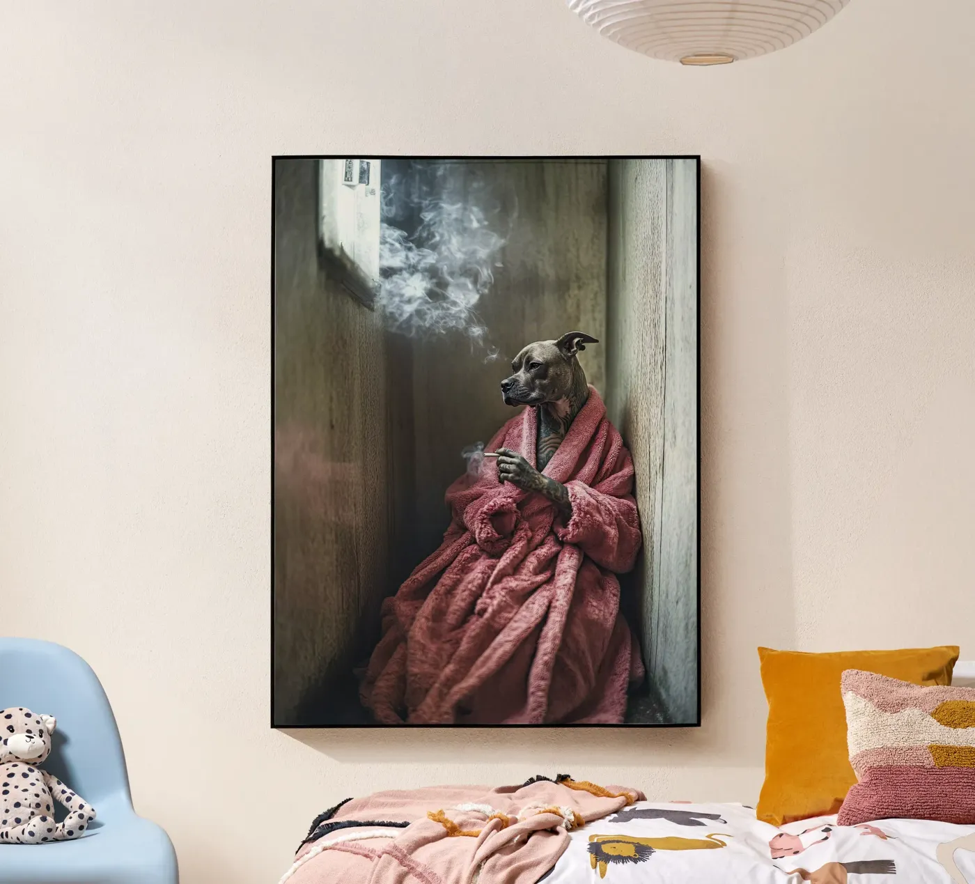 Paul plexiglas de Affiches Chien Originales – Dogland