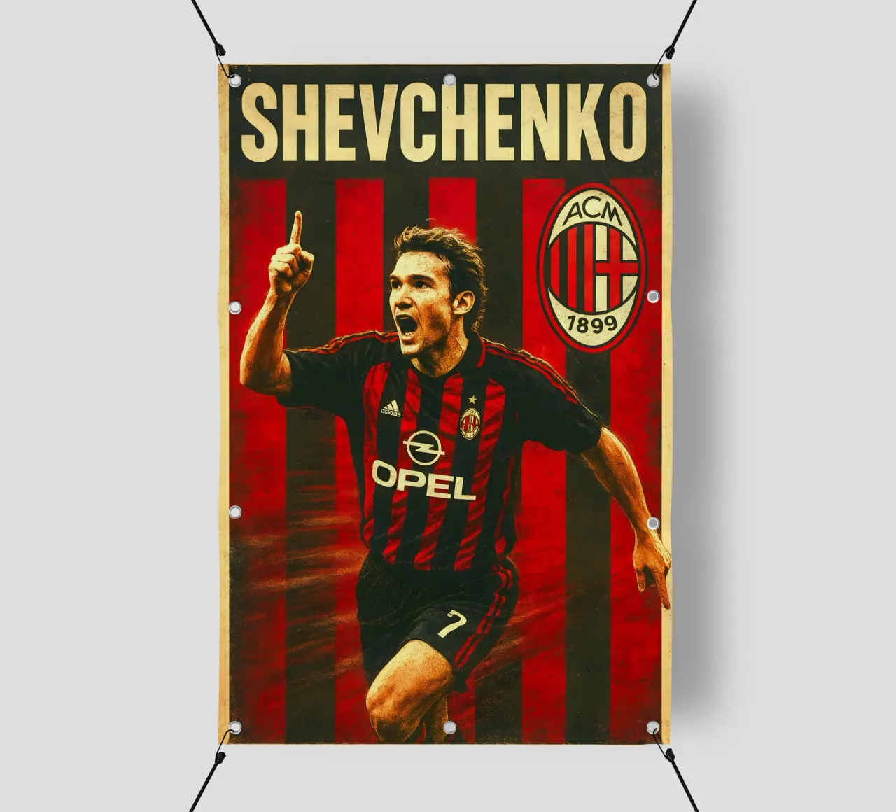 Andriy Shevchenko telo in pvc da Cyberpunk Canvas