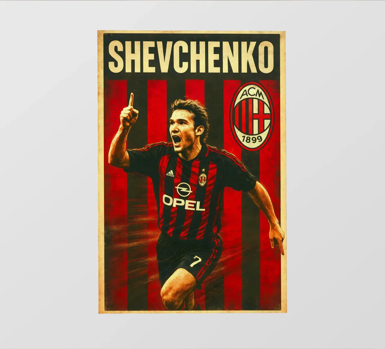 Andriy Shevchenko telo in pvc da Cyberpunk Canvas