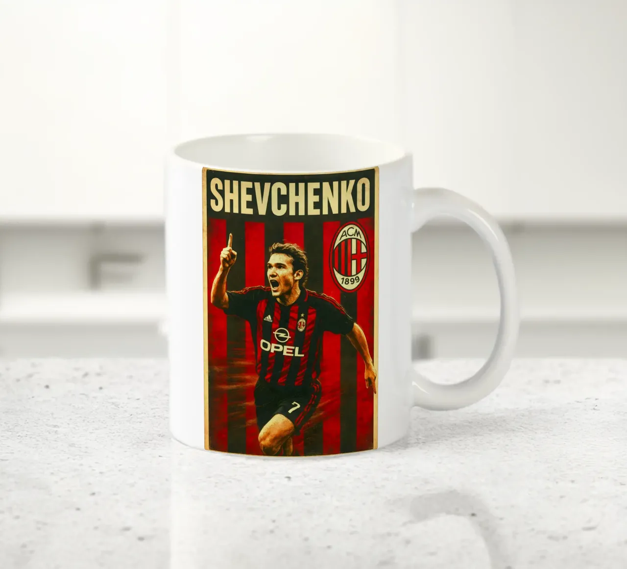 Andriy Shevchenko tazza in ceramica da Cyberpunk Canvas