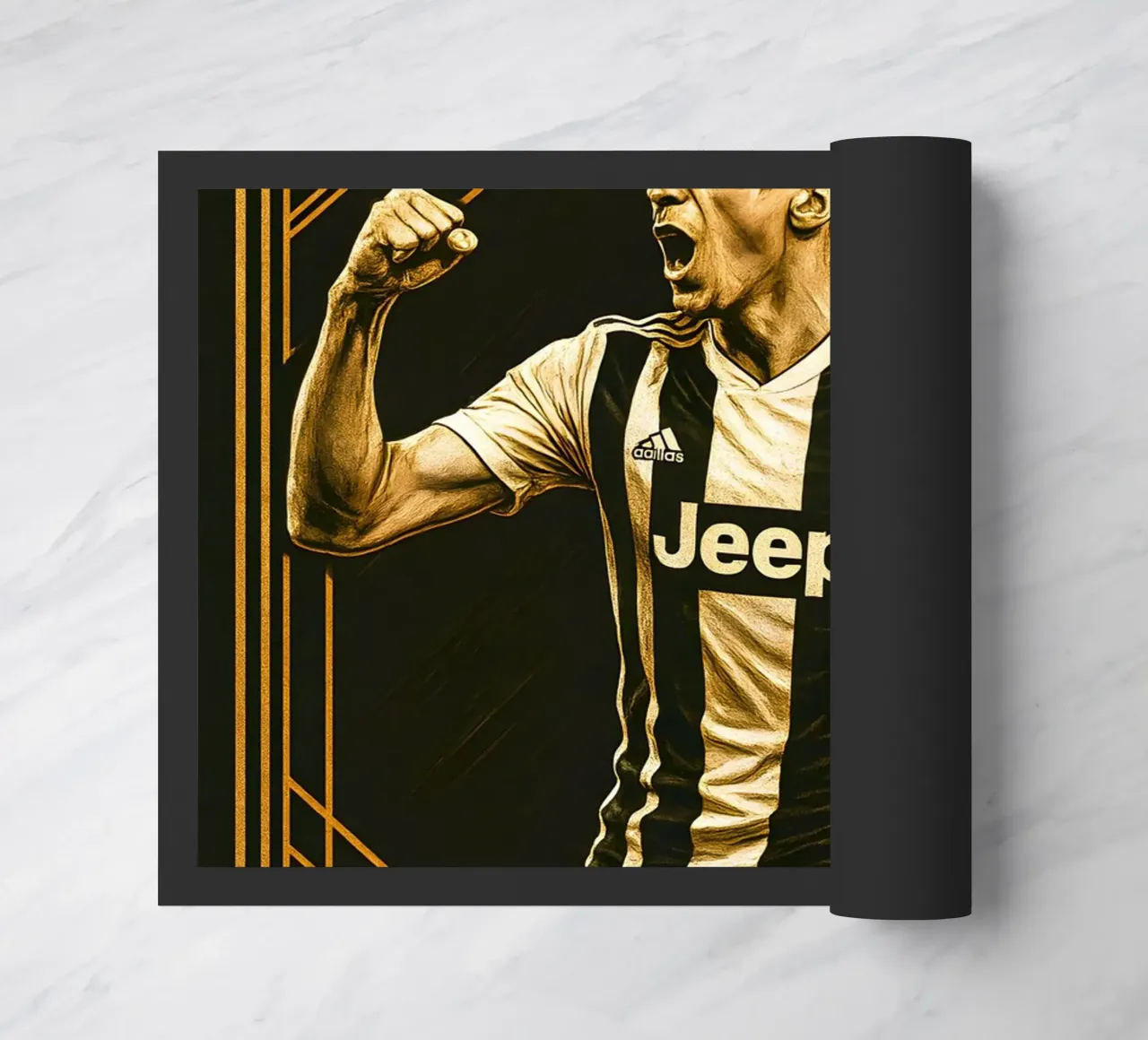Mario Mandzukic zerbino da Cyberpunk Canvas