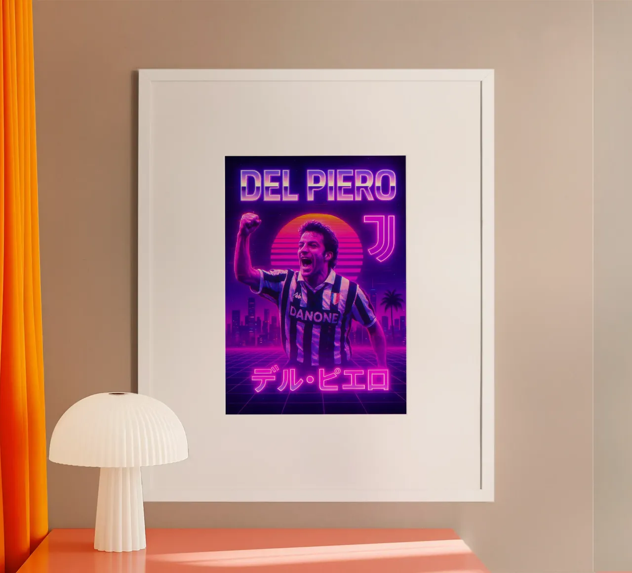 Alessandro Del Piero poster da Cyberpunk Canvas
