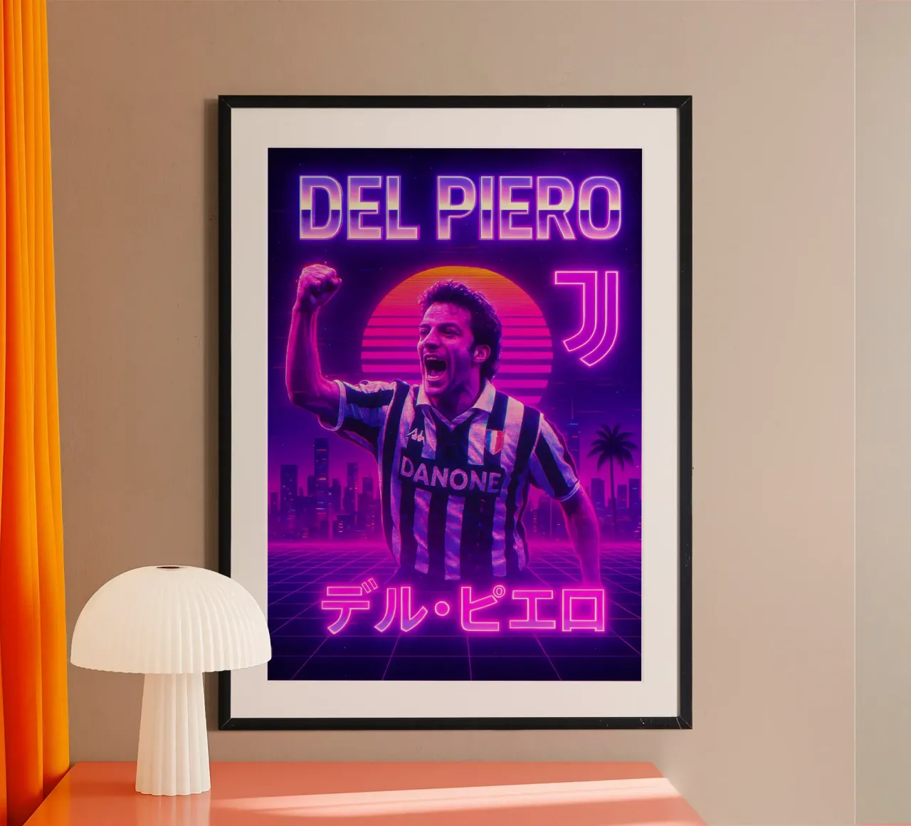 Alessandro Del Piero poster da Cyberpunk Canvas