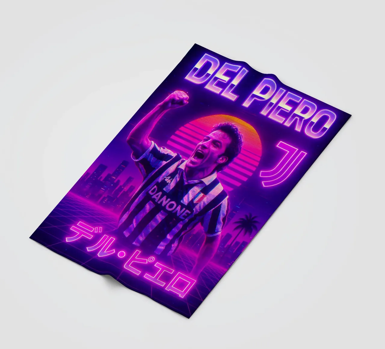 Alessandro Del Piero coperta in pile da Cyberpunk Canvas