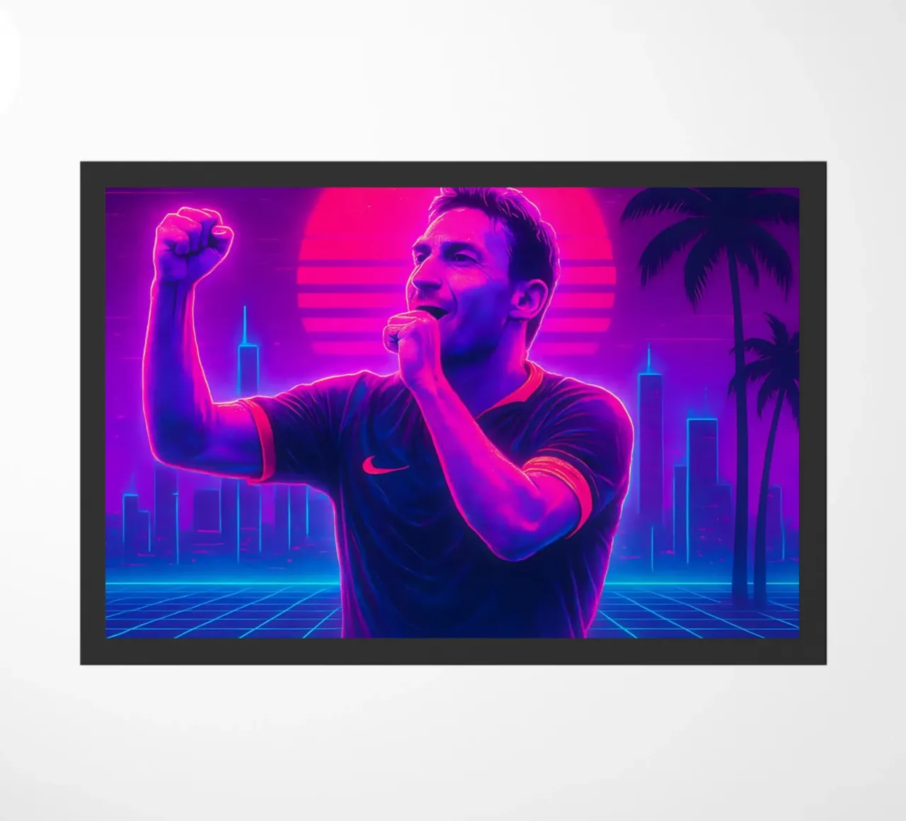 Francesco Totti zerbino da Cyberpunk Canvas