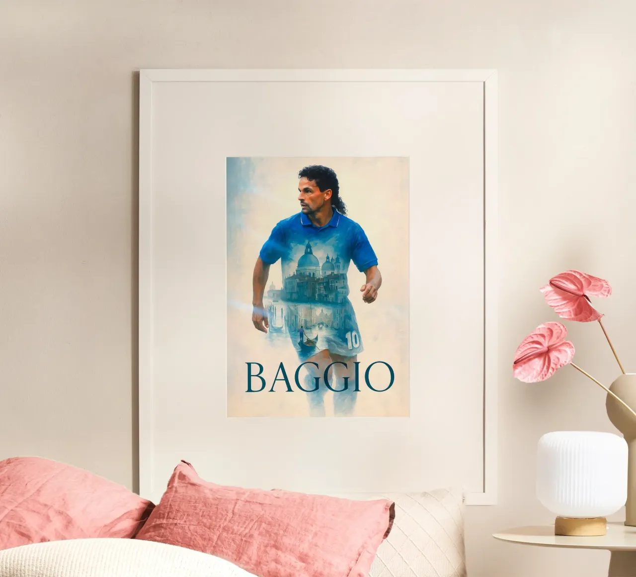 Roberto Baggio poster da Cyberpunk Canvas