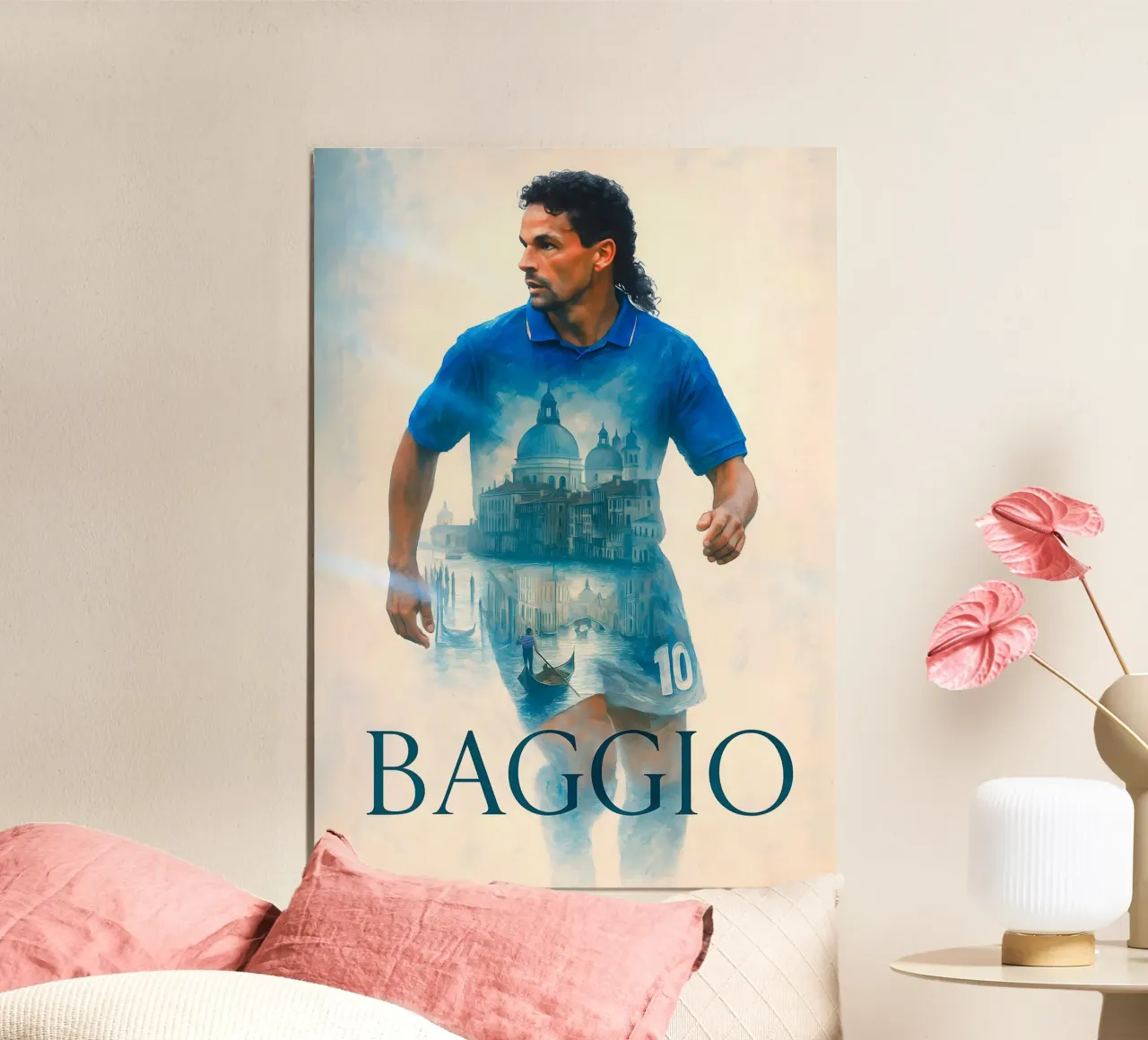 Roberto Baggio poster da Cyberpunk Canvas