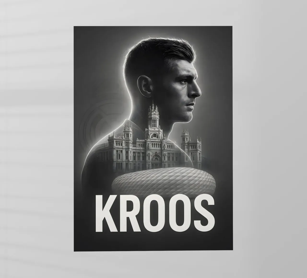 Toni Kroos pellicola backlit da Cyberpunk Canvas