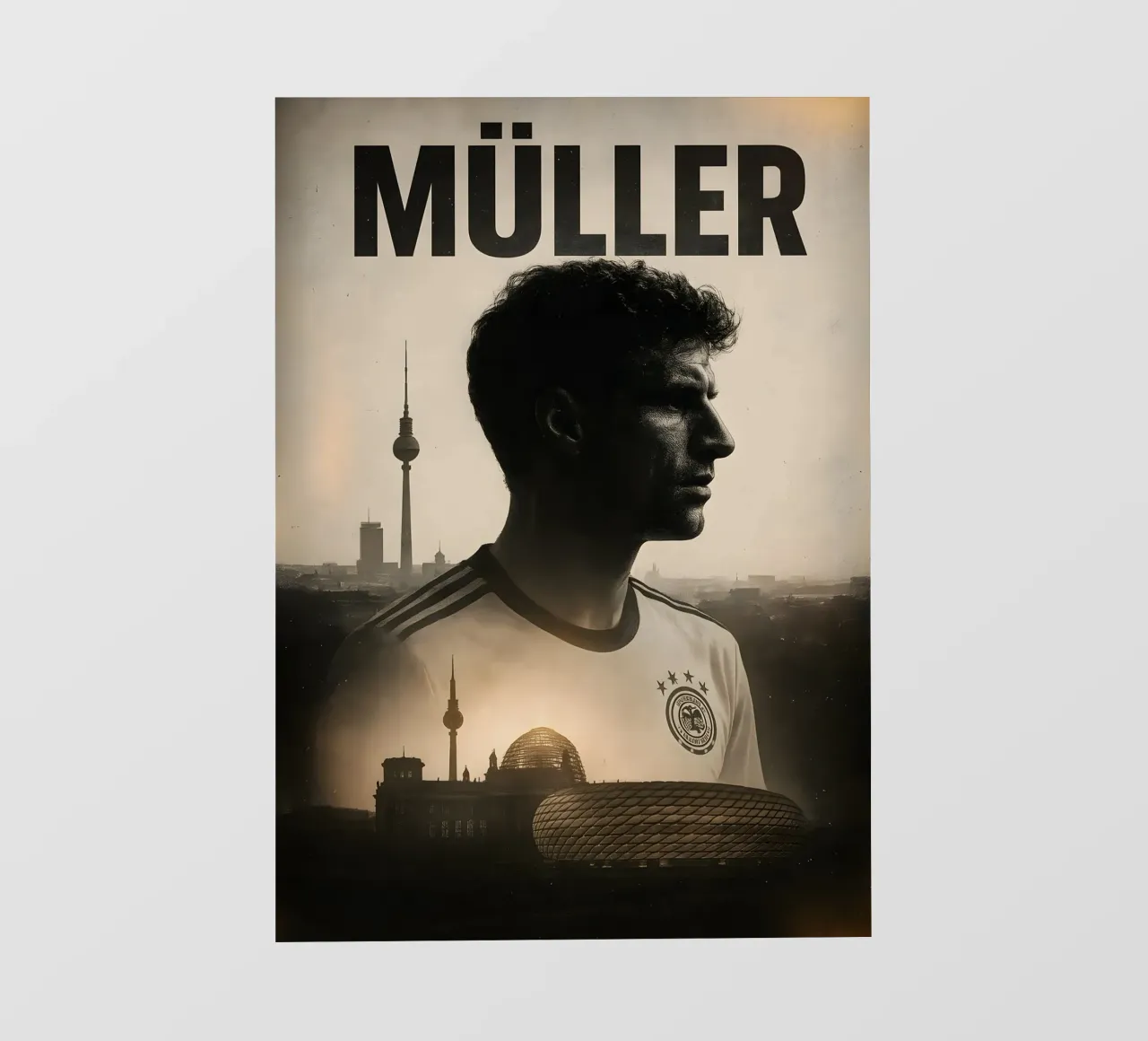 Thomas Muller pellicola backlit da Cyberpunk Canvas