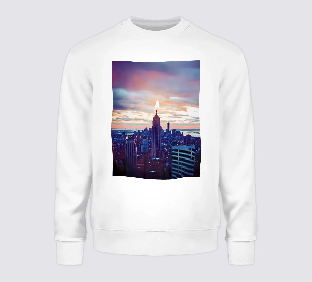 Empire State Candle felpa da mofartmonica