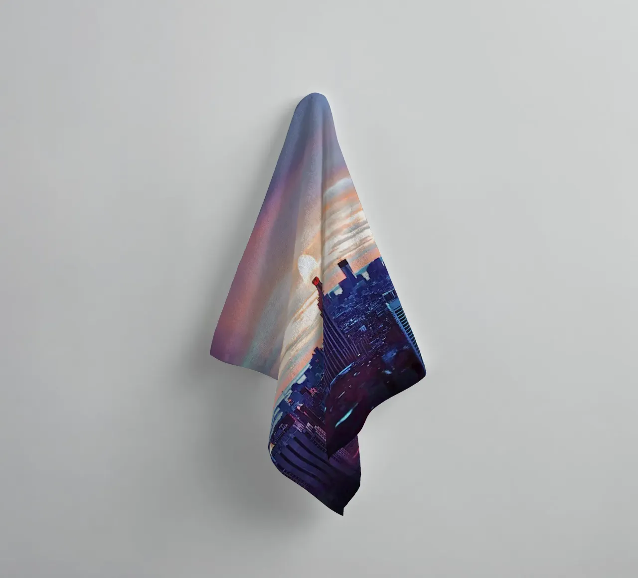 Empire State Candle towel by mofartmonica