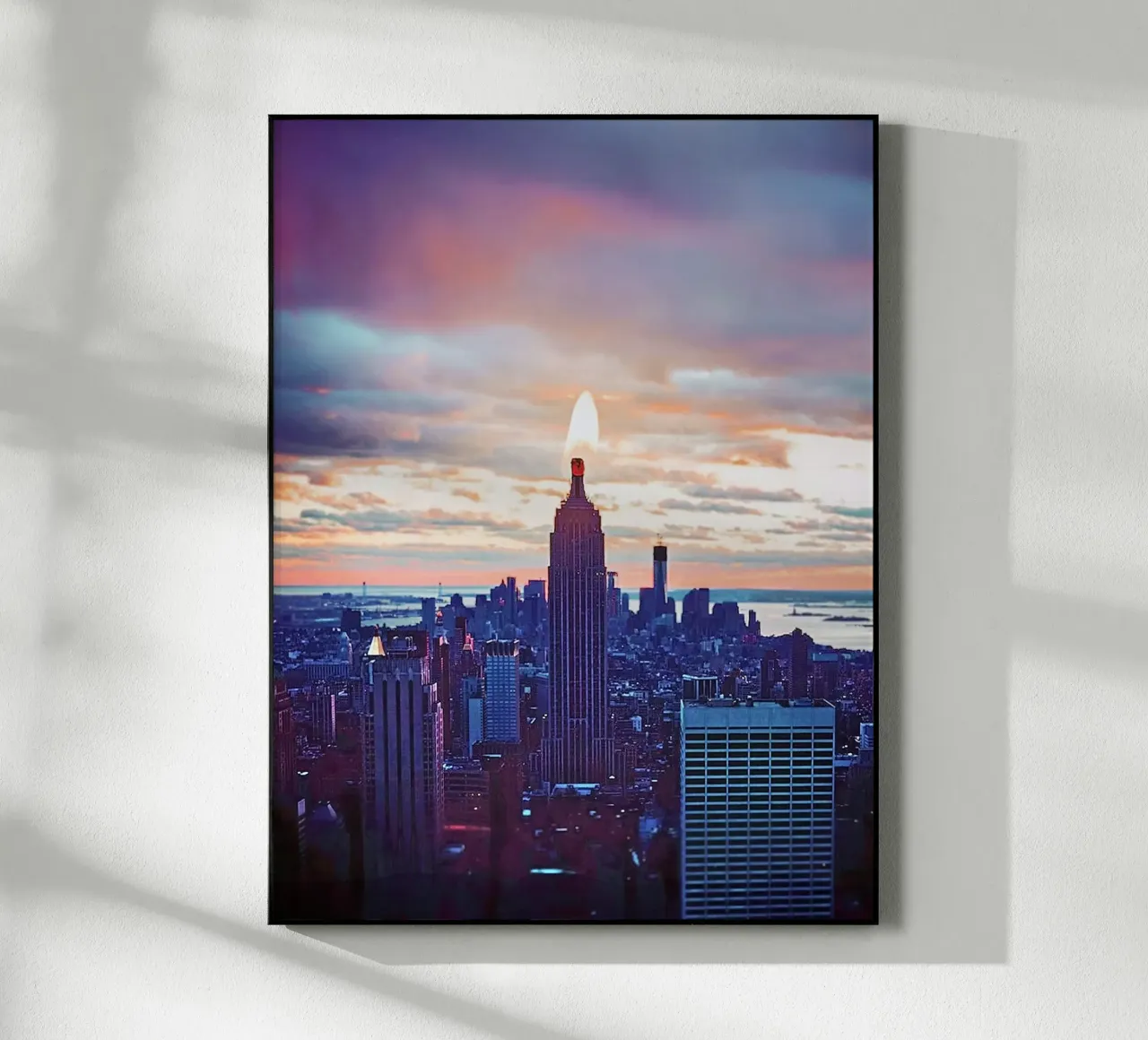 Empire State Candle plexiglass da mofartmonica