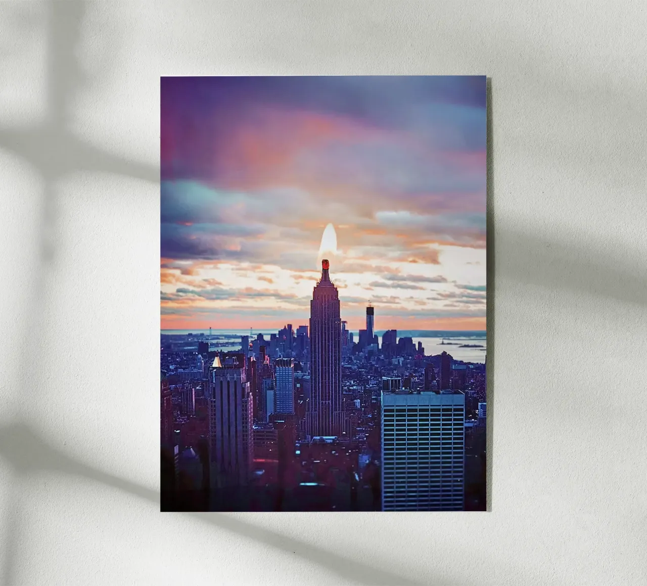 Empire State Candle plexiglass da mofartmonica