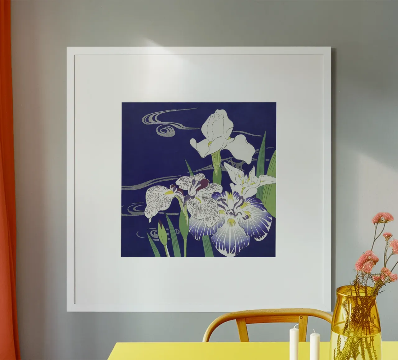 Iris (1890-1900) - Kōgyo Tsukioka poster da Jolie Prints