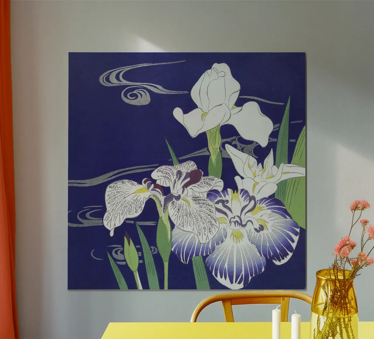 Iris (1890-1900) - Kōgyo Tsukioka poster da Jolie Prints