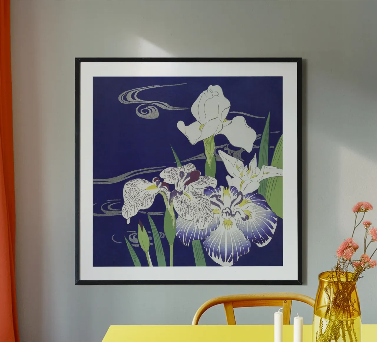 Iris (1890-1900) - Kōgyo Tsukioka poster da Jolie Prints