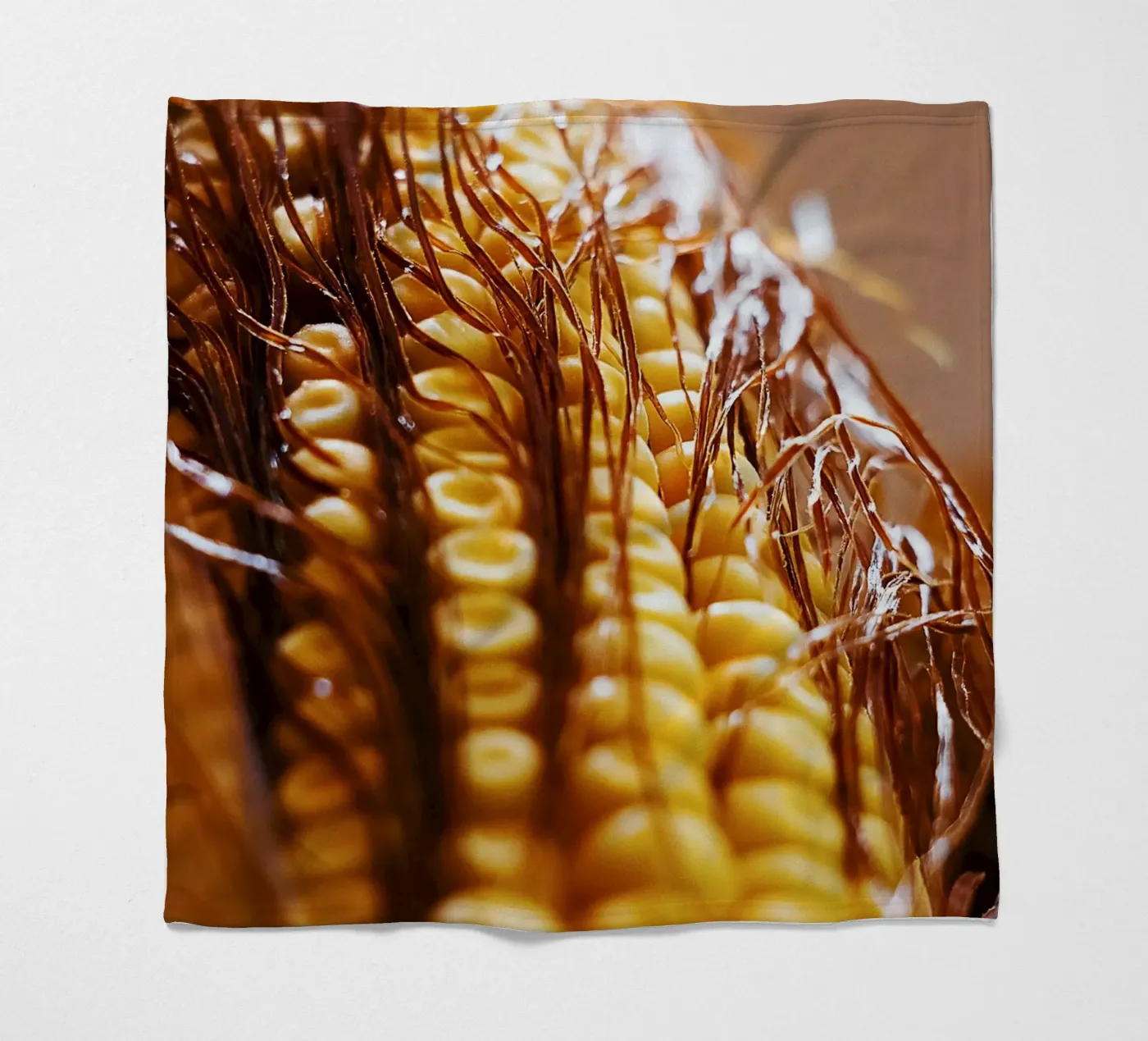 Corn Cob II – Fine Art Print Fleecedecke von jay