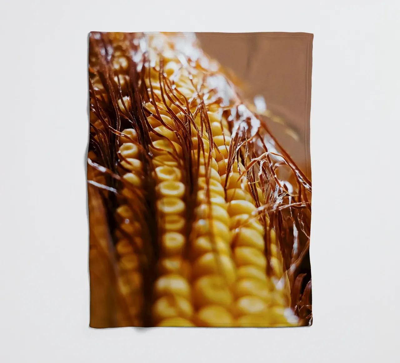 Maïskolf II - Kunstdruk fleecedeken van jay