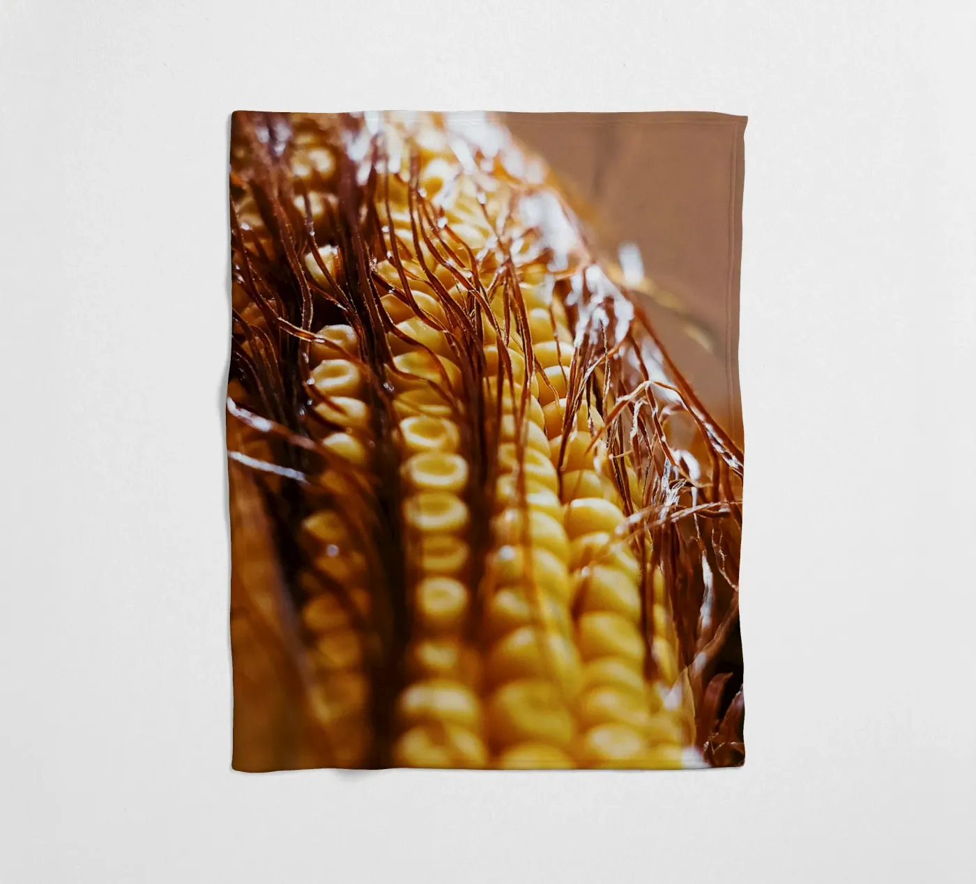 Corn Cob II – Fine Art Print Fleecedecke von jay